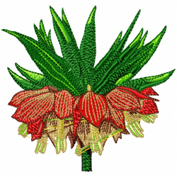 Flowers Embroidery Design 4